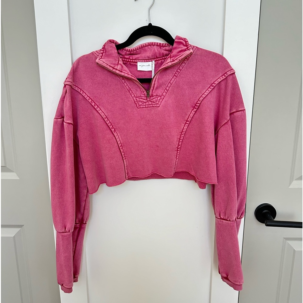 Urban Outfitters cropped quarter-zip